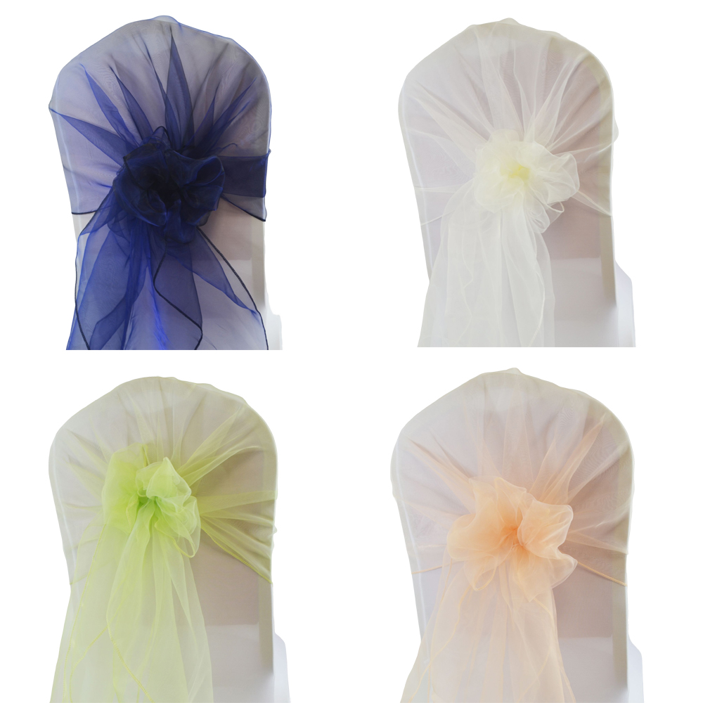 Chair Sash Organza - 65x275 سنتيمتر الأورجانزا كرسي وشاح ل