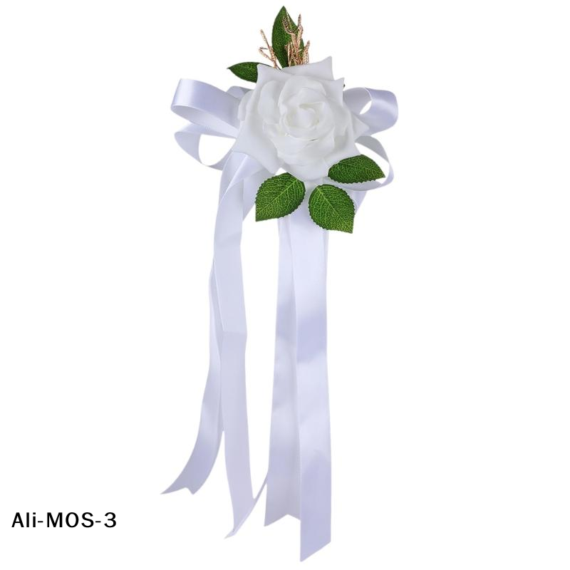 Wedding Supply Decor - قطعة واحدة: زهرة صناعية بتصميم فيونكة