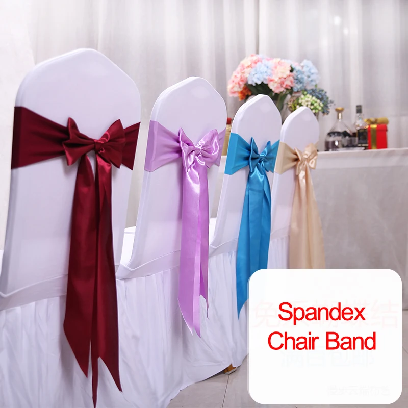 Chair Sash Organza - 25 قطعة غطاء مقعد دنة الساتان