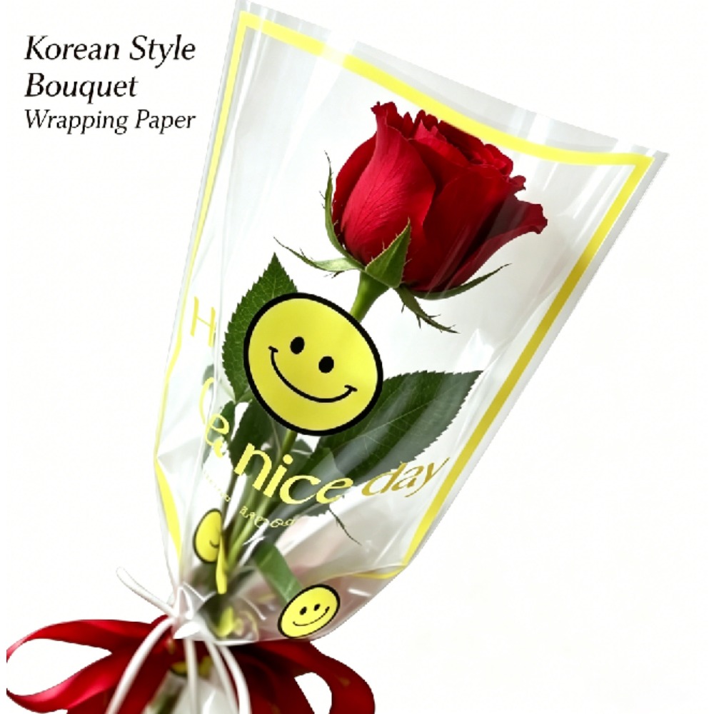 Wedding Supply Decor - زهور اصطناعية متعددة الأزهار بتصميم سمايلي