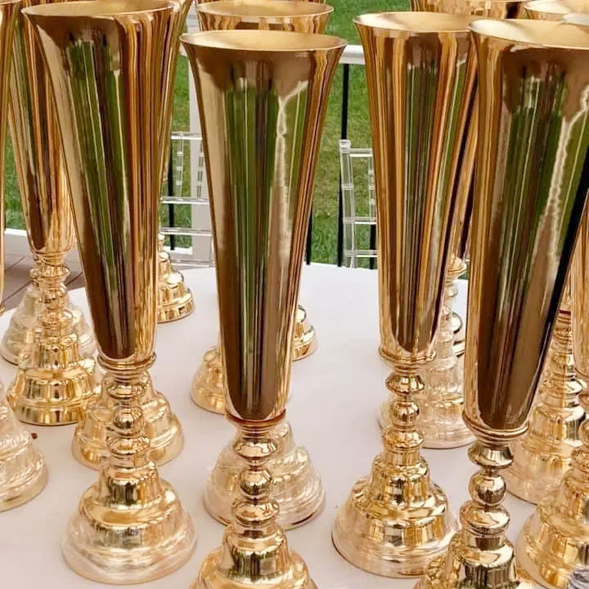Centerpiece Vase Tall - 50 سنتيمتر طويل القامة) الحديثة زهرة