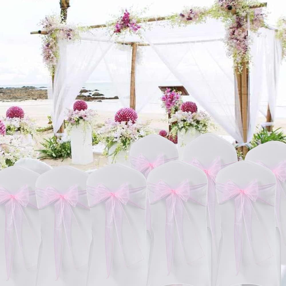 أربطة وعقدات كراسي من الأورجان - مراجعة Chair Sash Organza وسعره
