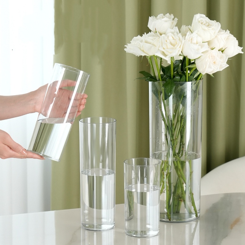 مزهرية أكريليك شفافة جديدة على - مراجعة Centerpiece Vase Tall وسعره