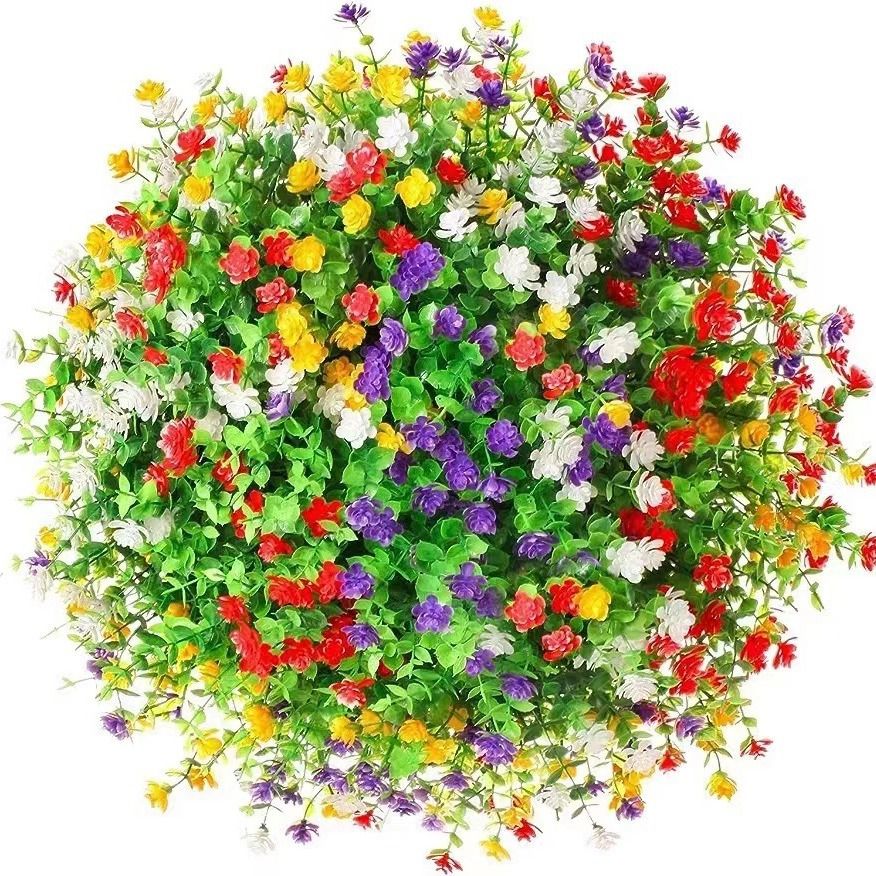 3/6 قطعة زهرة النباتات الاصطنا - مراجعة Flower Girl Basket وسعره