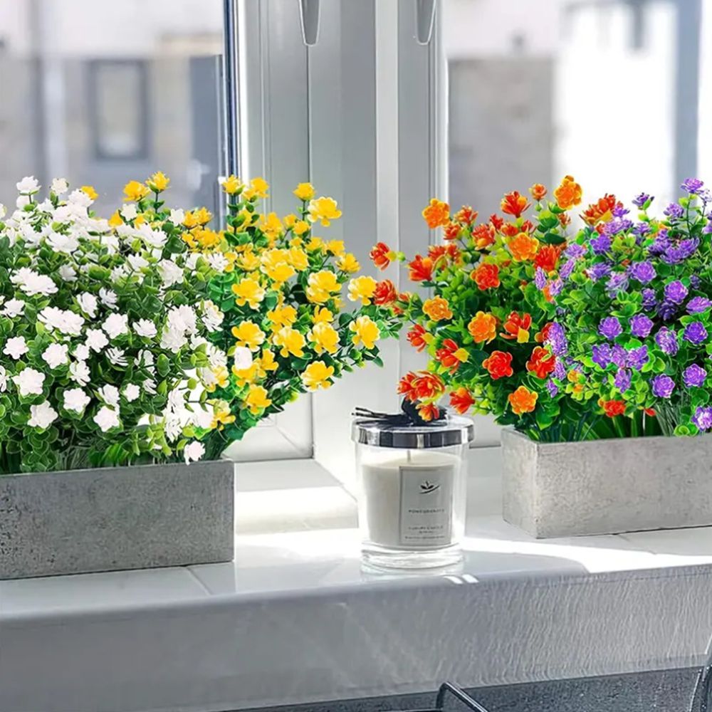3/6 قطعة زهرة النباتات الاصطنا - مراجعة Flower Girl Basket وسعره