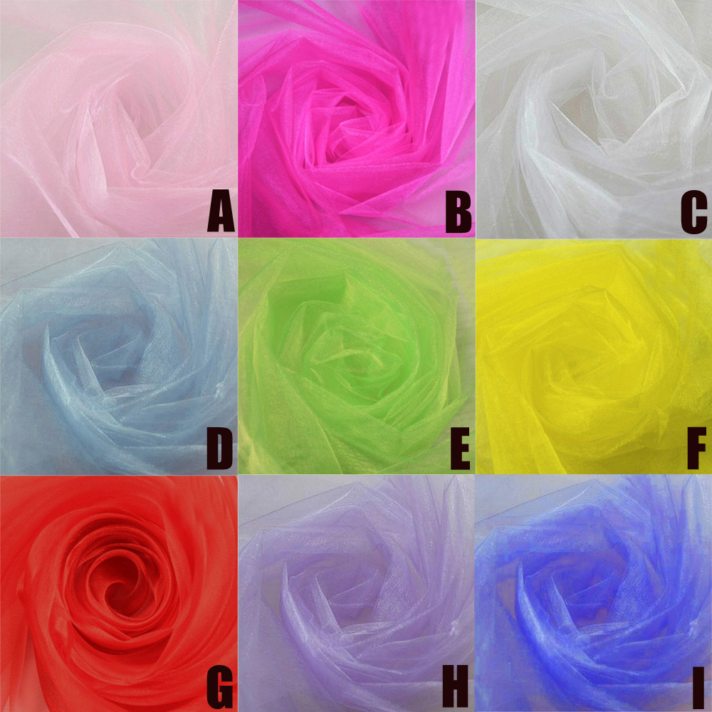 الزفاف الديكور تول لفة كريستال - مراجعة Chair Sash Organza وسعره