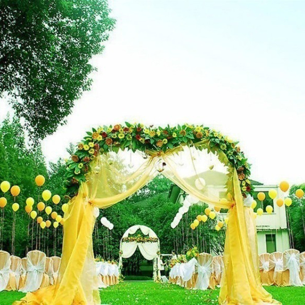 الزفاف الديكور تول لفة كريستال - مراجعة Chair Sash Organza وسعره