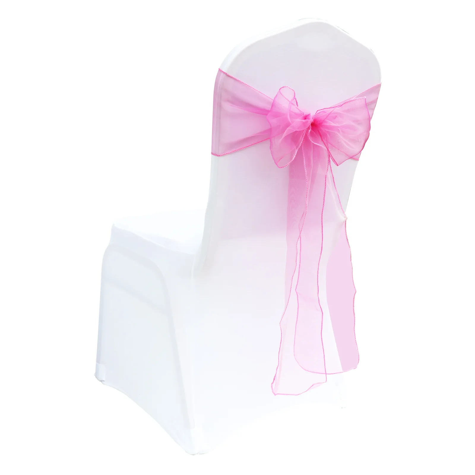 الجملة 10/50 حزمة الأورجانزا م - مراجعة Chair Sash Organza وسعره