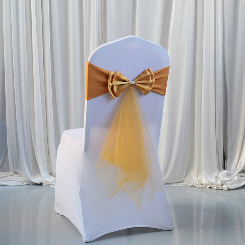 شريط أورجانزا قابل للتمدد مع ع - مراجعة Chair Sash Organza وسعره