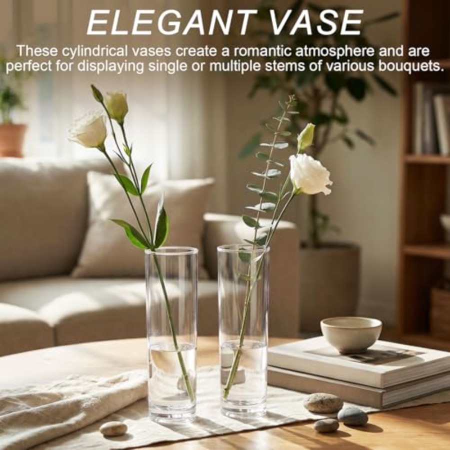 48 قطعة من أواني الزهور الأكري - مراجعة Centerpiece Vase Tall وسعره