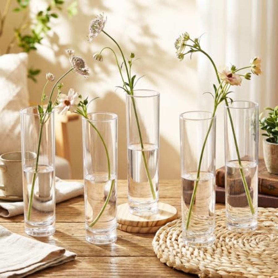 48 قطعة من أواني الزهور الأكري - مراجعة Centerpiece Vase Tall وسعره