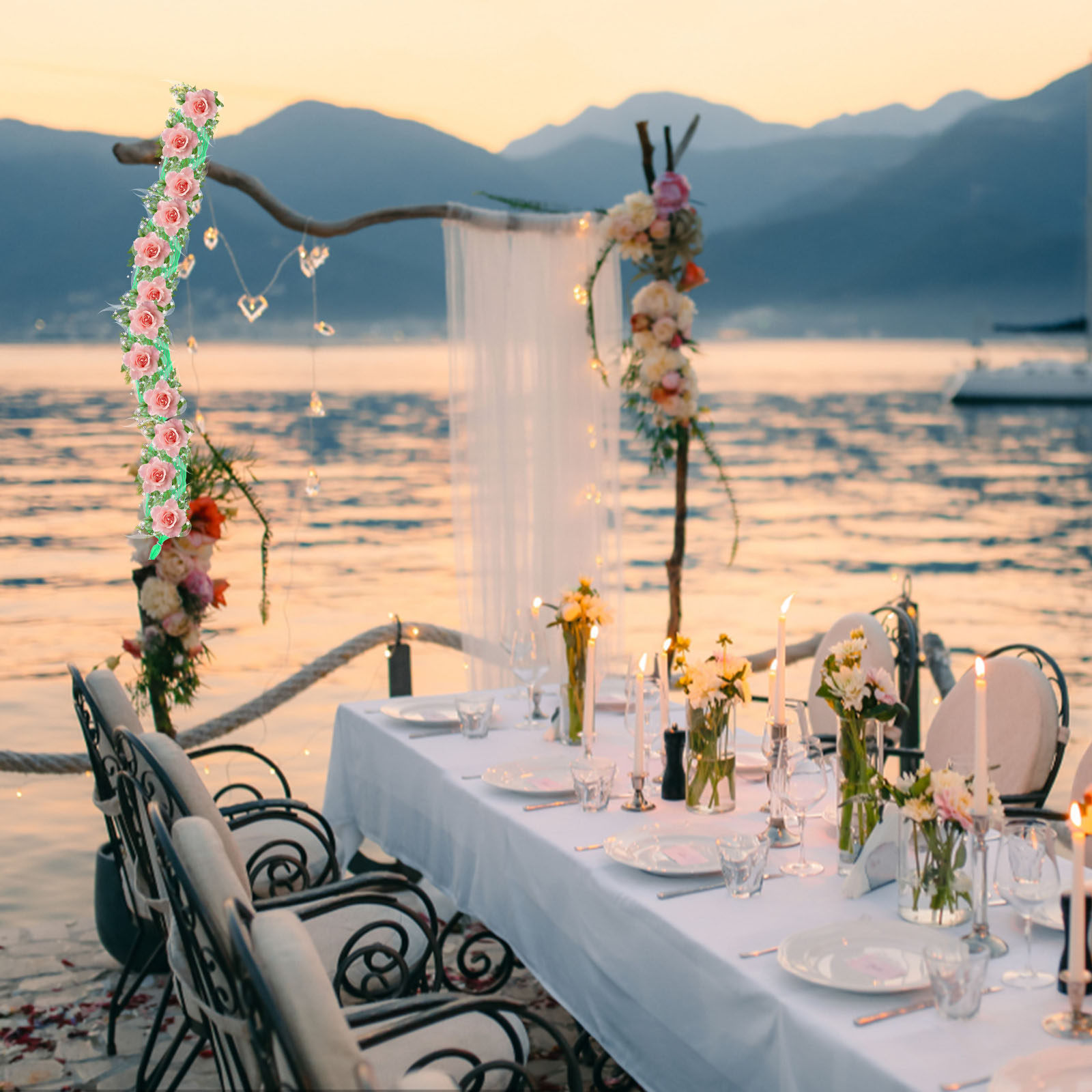 مجموعة واحدة من إسفنج الزهور ع - مراجعة Wedding Supply Decor وسعره
