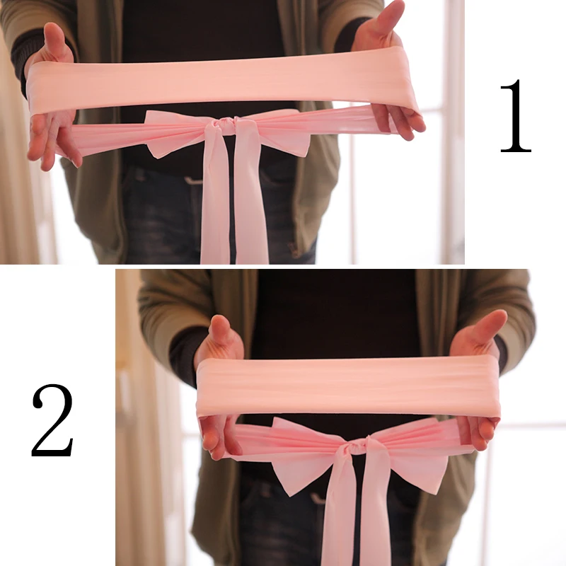 25 قطعة غطاء مقعد دنة الساتان  - مراجعة Chair Sash Organza وسعره