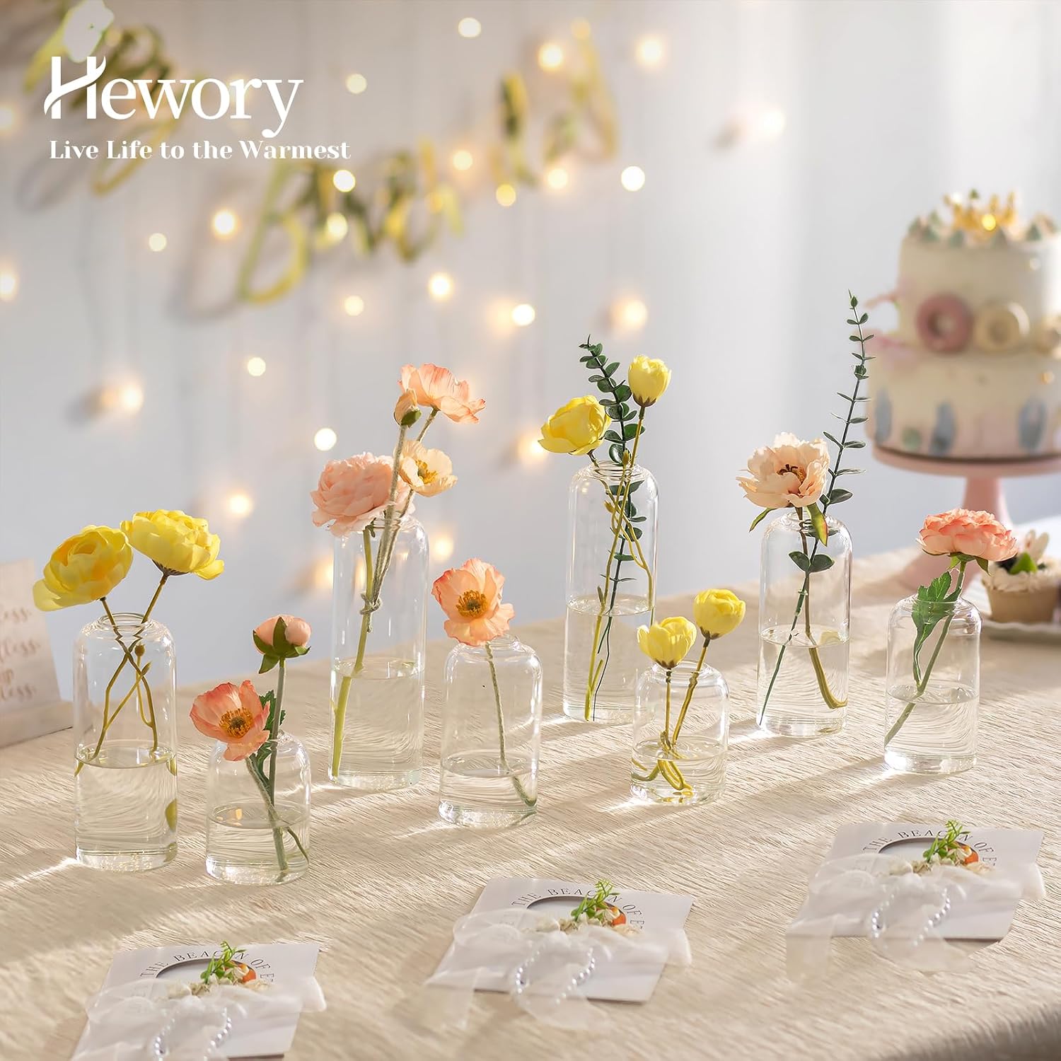 مزهريات زجاجية صغيرة للزهور من - مراجعة Centerpiece Vase Tall وسعره