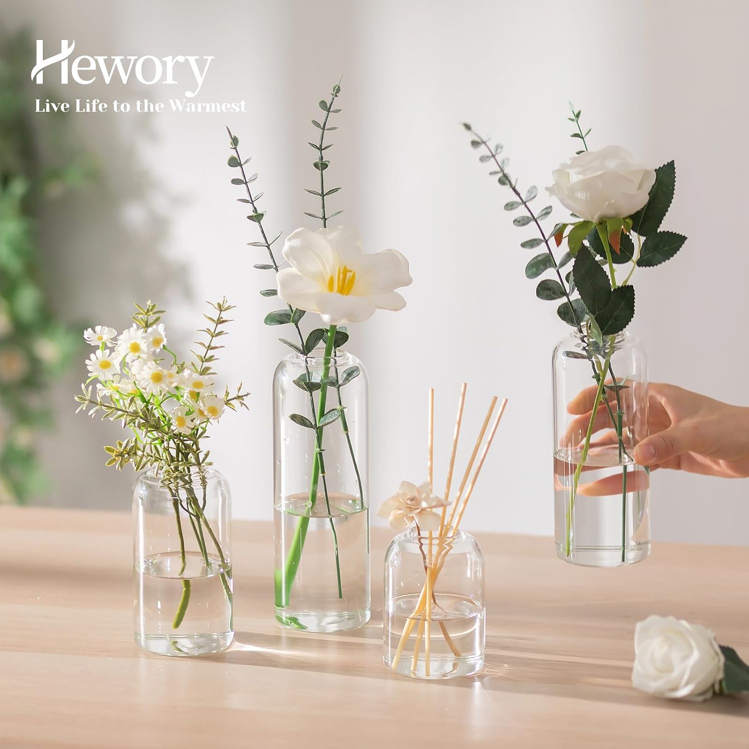 مزهريات زجاجية صغيرة للزهور من - مراجعة Centerpiece Vase Tall وسعره