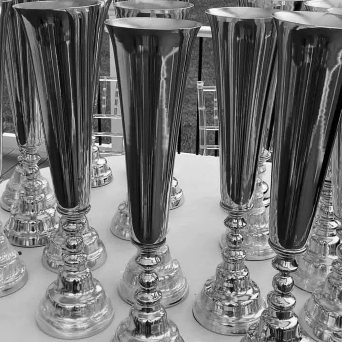 50 سنتيمتر طويل القامة) الحديث - مراجعة Centerpiece Vase Tall وسعره