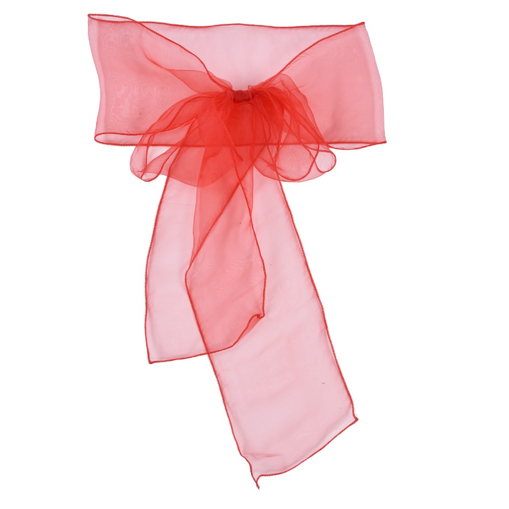 10 قطع من شرائط الكراسي الأورج - مراجعة Chair Sash Organza وسعره