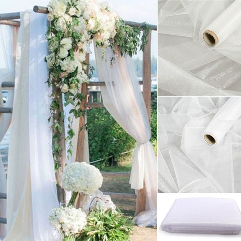 5 متر/وحدة شير كريستال الأورجا - مراجعة Chair Sash Organza وسعره